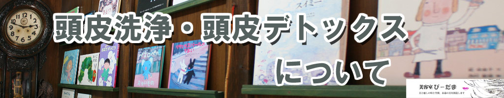 山口県山陽小野田市厚狭の美容院・美容室・カット　美容室びーだま お知らせ・ニュース　頭皮洗浄・頭皮デトックス